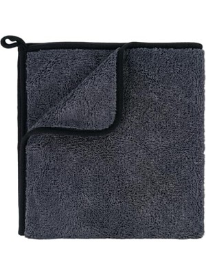 Aydogan's Siyah Mikrofiber Oto Temizleme Bezi - 50X70 Cm, 550 Gsm