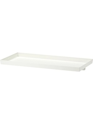 IKEA Mıttzon Beyaz 80X4 cm Tekerlekli Panel Için Sergi Rafı