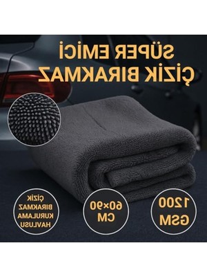 Aydogan's 60X90CM Ultra Kalın Mikrofiber Kurulama Havlusu, 1200GSM