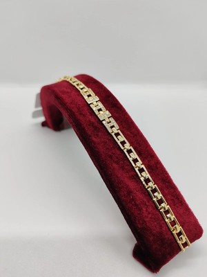Cadde Dükkanı Çelik H Taşlı Xuping Bileklik Gold
