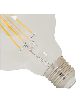 Aydogan's E27 LED Filament Lamba, Sarı Işık (2700K), 7W, 806 Lümen, G95