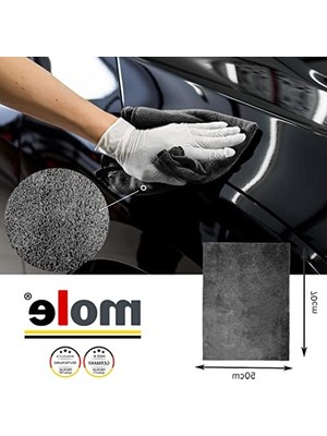Aydogan's Mikrofiber Çift Yüzlü Oto Kurulama Havlusu, 50X70 Cm, Yüksek Emicilik