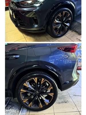 Aydogan's Cupra Formentor Vz Için Jant Kaplama Sticker Seti, Uyumlu