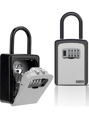 Insafe ISC802KEY Şifreli Çelik Kasa, Anahtar Kasası, Anahtar Dolabı, Gri