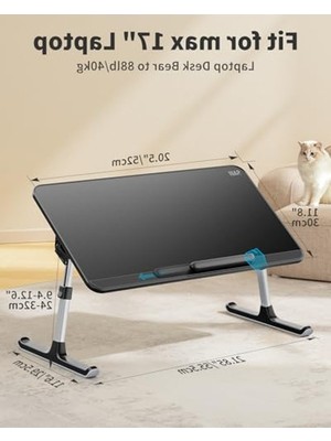 Aydogan's Ayarlanabilir Laptop Standı, Ergonomik Tasarım, 17 Inç Uyumlu