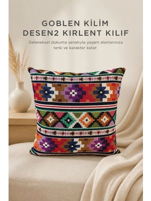 Goblen Kilim Desen2 Kırlent Kılıf