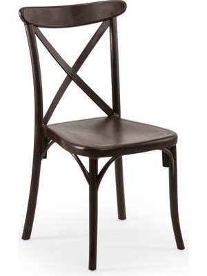 Tilia Capri Polipropilen Sandalye - Venge - Bahçe, Balkon, Teras, Veranda, Iç ve Dış Mekan, Kaf