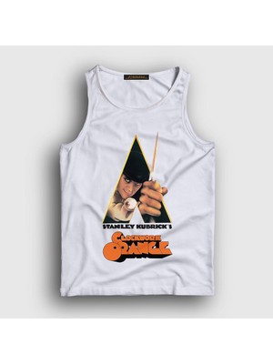 Presmono Unisex Beyaz Cover Film Otomatik Portakal A Clockwork Orange Atlet