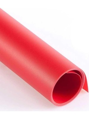 120X200 cm Kırmızı Pvc Stüdyo Fon Perde Silinebilir Kırışmaz Ürün Çekim Arka Planı
