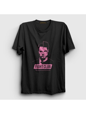 Presmono Unisex Siyah Own Film Dövüş Kulübü Fight Club T-Shirt