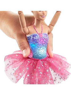 Aydogan's Barbıe™ Dreamtopıa Işıltılı Balerin™ Barbie Bebek | Sarışın Balerin Bebek | Sihirli Işık Özelliği HLC25