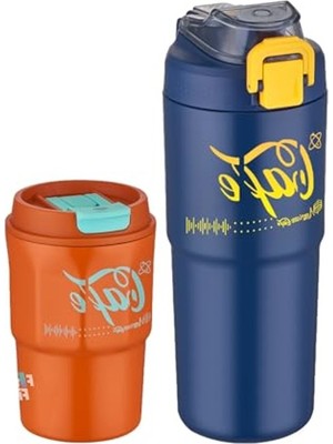 Aydogan's Çift Kullanım 750ML Termos ve 450ML Kahve Bardağı Seti