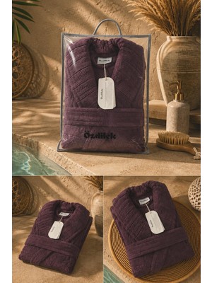 Özdilek Opulent Touch Bornoz Mor L Beden