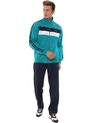 AyrStore Erkek Şeritli Rashell DOKUMA%100 Polyester Hafif Nefes Alabilir Günlük Spor Eşofman Takımı