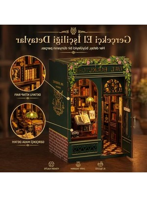 Aydogan's Kendin Yap Miniatür Oyuncak Ev: LED Işıklı Hobi Seti