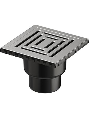 Aydogan's Vitra V-Flow Kare 5608285 Duş Kanalı, Alttan Çıkışlı, 15X15 Cm, Dk 800 Kapak, Mat Krom          [enerji Sınıfı A]