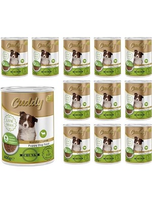 Aydogan's Yavru Köpek Kuzulu ve Jöleli Konserve  400 gr x 12 Adet