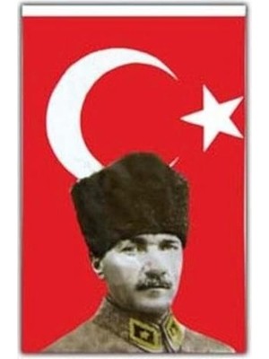 Aydogan's Mustafa Kemal Atatürklü Bayrak - Atalı Türk Bayrağı 50X75CM,NOCOLOR-4FAD55D8