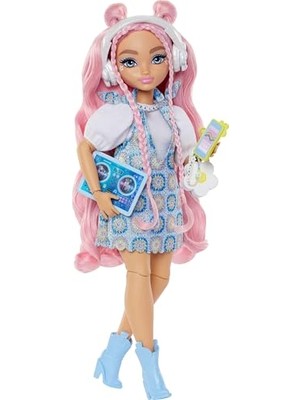 Aydogan's Barbie Dream Besties Ana Karakter Bebekler Daisy Barbie Rüya Arkadaşlar Daisy Jean Bebek ile Dj ve Müzik Temalı 9 Aksesuar JDD74 | Değiştirilebilir Kıyafetlerle ve 9 Dj Aksesuarlı Moda Bebek, 3 Yaşınd