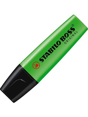 Aydogan's Stabilo 70/33 Boss Original Marker Işaretleme Kalemi, 2 mm ve 5 mm Uç, Yeşil