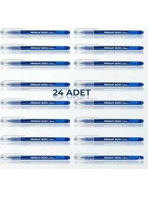 Aydogan's Pensan Büro Tükenmez Kalem, Mavi, 1.0 Mm, Model 2270 (24 Adet)