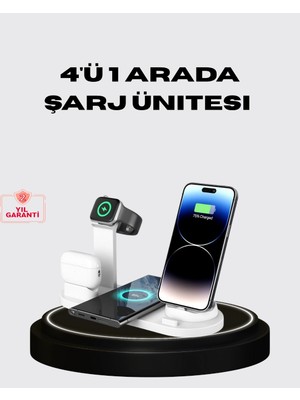Shopwave Kablosuz Şarj Istasyonu 4 Cihaz Destekli ve Hızlı Şarjlı