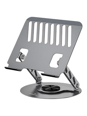 Aydogan's Minesk Macbook ve Laptop Standı 360 Derece Dönebilen Boyutu Ayarlanabilir Alüminyum Alaşım Ergonomik Tasarım Bilgisayar Tutucu (Bilgisayar Standı)