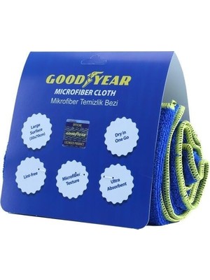 Odea Goodyear Mikrofiber Bez, Mavi