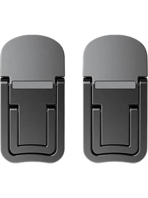 Aydogan's 2 Adet Yapışkanlı Katlanılabilir 2 Kademe Yükseklik Ayarlı Laptop Standı Laptop Stand Ayağı