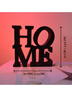 Moontime Alaçatı Home Yazılı Şık ve Modern Dekor Ev - Ofis Dekoratif Aksesuar - Dekoratif Obje - Salon Dekoru
