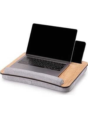 Aydogan's Vigo WOOD-LS014 Minderli Laptop Sehpası (Meşe Gri)