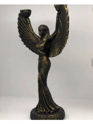 Moontime Alaçatı Mısırlı Kadın Isıs Şamdan Biblo