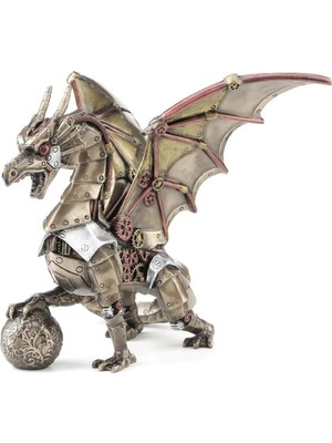 Moontime Alaçatı Veronese Serisi-Wise Karışık-Steampunk Ejderha-19,5*18*16,5 CM-JWU76858A4