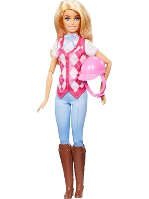 Aydogan's Barbie Gizemleri, Büyük At Kovalamacası Dizisinden Barbie 'malibu' Bebek ve Aksesuarlar, Çıkarılabilir Binici Kıyafeti ve Kaskıyla Bebek, HXJ38