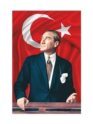 Aydogan's Atatürk Resmi Raşel Kumaş 200X300CM.