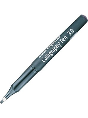 Aydogan's Ergoline Calligraphy Pen 3.0 Kaligrafi Kalemi, 3.0 Mm, Siyah