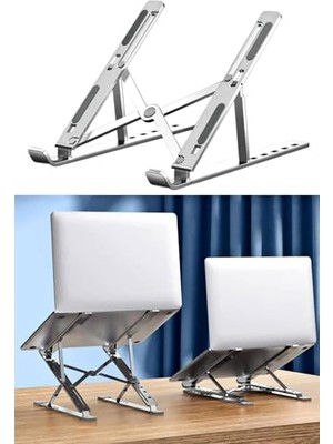 Aydogan's Metal Tablet Tutucu, Dizüstü Bilgisayar Standı, Masa Üstü Bilgisayar Standı, Ayarlanabilir Alüminyum Katlanabilir, Taşınabilir, MacBook Air Pro, Ipad, Lenovo Uyumlu, 10-15,6” Uyumludur
