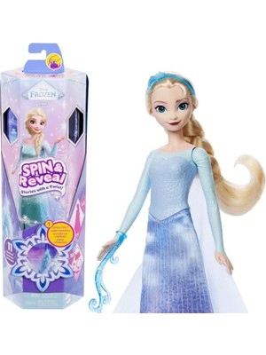 Aydogan's Disney Filminden Ilham Alan  Disney Karlar Ülkesi Eğlenceli Sürprizler Elsa Bebek Seti, 5 Aksesuar, 5 Çıkartma ve 1 Oyun Alanı Içeren 11 Sürpriz, JBG59