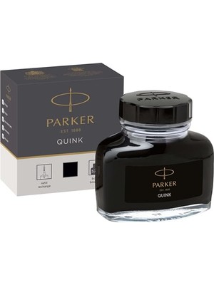 Aydogan's Quink Dolma Kalem Şişe Mürekkebi, 57 Ml, Siyah