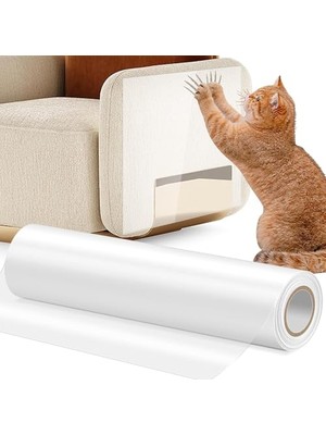 Aydogan's Çizilmeye Karşı Koruma, Kedi Bandı, Kanepe, Şeffaf, Çizilme Koruması, Kedi Tırmalama Koruması, 3 M x 30 Cm, Kendinden Yapışkanlı, Kediler Için, Mobilya, Kanepe, Kapı, Duvar Için, Çizilmeye