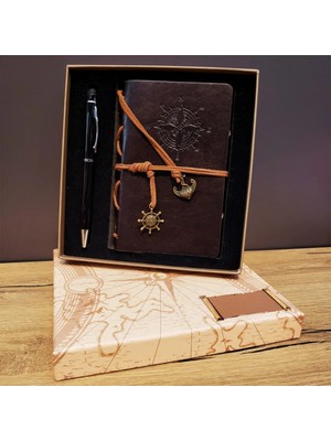Moontime Alaçatı Öğretmene Hediye Defter Kalem Seti