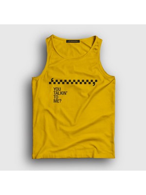 Presmono Unisex Sarı Talkin Film Taxi Driver Atlet