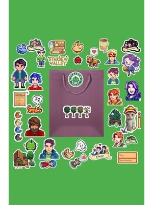 Aydogan's Stardew Valley Sticker Paketi/bullet Journal Defter Çıkartma Ajanda Laptop Etiket, 4687435476874