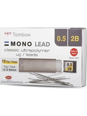 Aydogan's Mono Lead 0.5mm 2b Min (Uç) 12'li Kutu