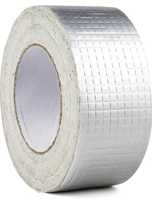 Aydogan's 5cm x 2 mt Yüksek Sıcaklık Dayanan Su Geçirmez Alüminyum Folyo Çamur Bant, Çatı Duvar Çatlak Onarıcı Yalıtım, 2 Metre, Boru Yalıtımı, Yalıtım Bandı, Panel Yalıtımı (2 Metre)