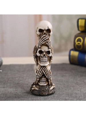 Moontime Alaçatı Three Wise Skulls Görmedim Duymadım Bilmiyorum Kuru Kafa Biblo