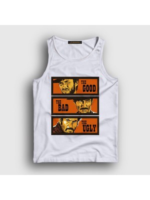 Presmono Unisex Beyaz Trio Film The Good The Bad And The Ugly Atlet