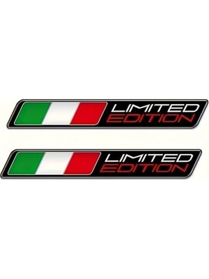Odea Limited Edition Italy 3D Sticker Italyan Bayrağı Tasarımlı