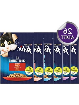 Odea Sığır Etli Kedi Yaş Mama, 26 x 85 gr