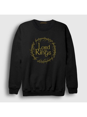 Presmono Unisex Siyah Rule Yüzüklerin Efendisi The Lord Of The Rings Sweatshirt
